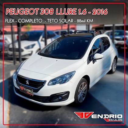PEUGEOT 308 1.6 ALLURE 16V FLEX 4P MANUAL PEUGEOT 308 1.6 ALLURE 16V FLEX 4P MANUAL